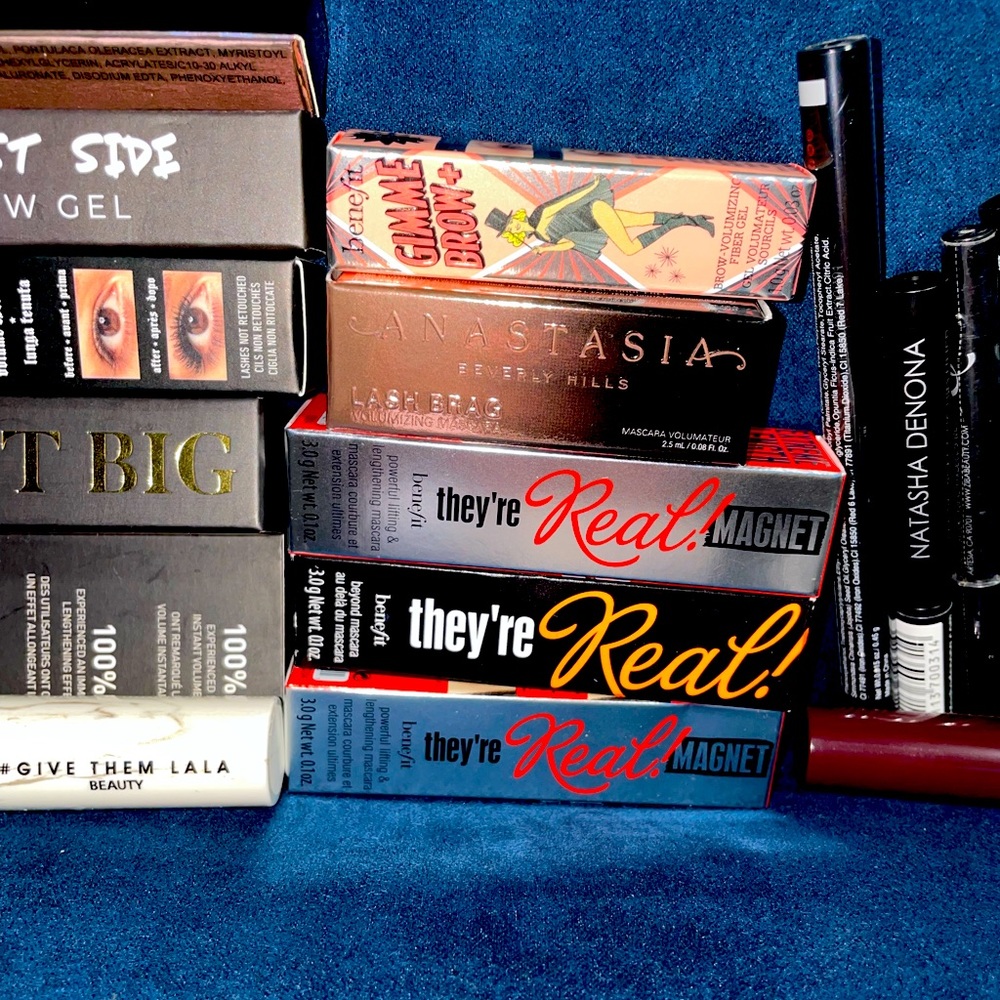 Lashes, mascara, eyeliner bundle. Benefit Anastasia Kat Von D and more!